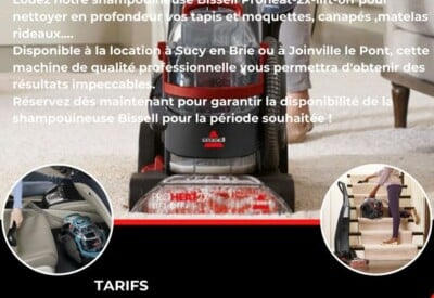 Location Shampouineuse Bissell à Joinville-le-Pont